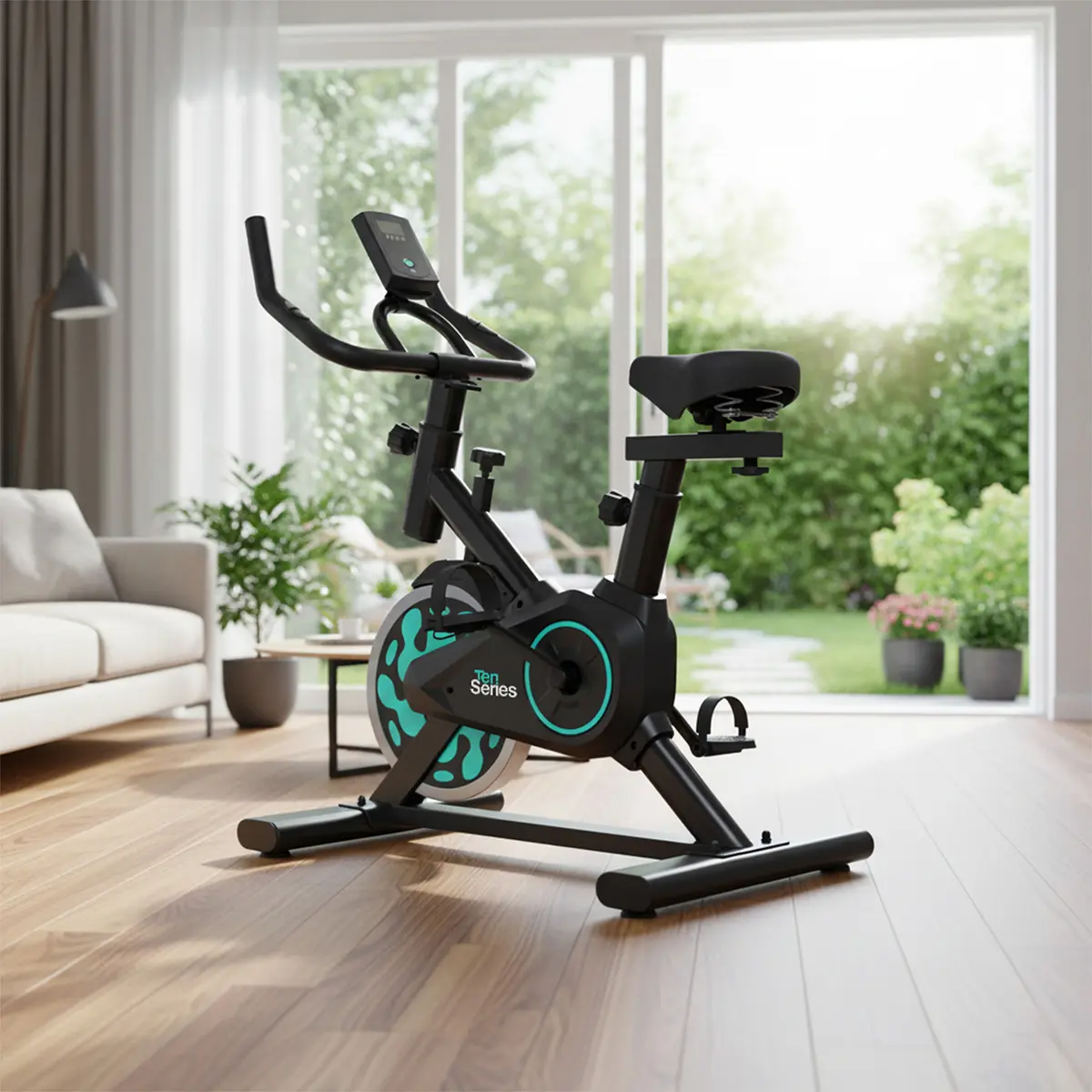 Bicicleta Spinning Sb Ten Series Turquesa - Imagen 2