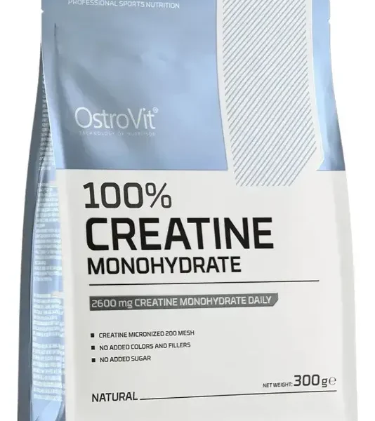 Creatina Monohidratada Ostrovit 300 grs sin sabor