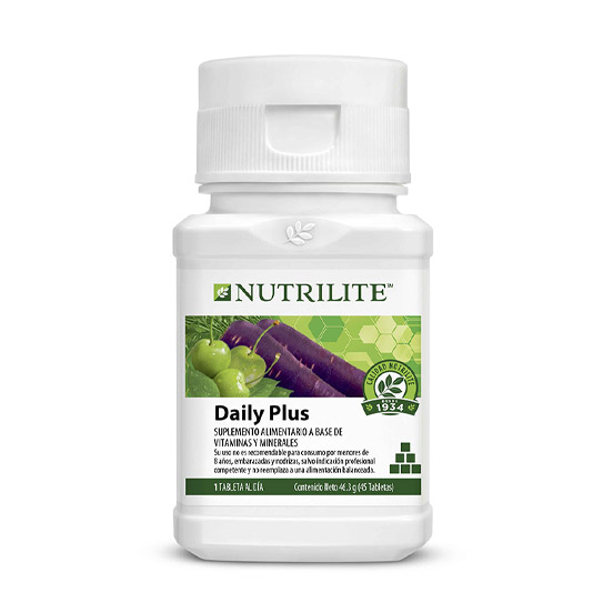 Nutrilite™ Daily Plus – Multivitamínico y Multimineral Diario (45 Tabletas)