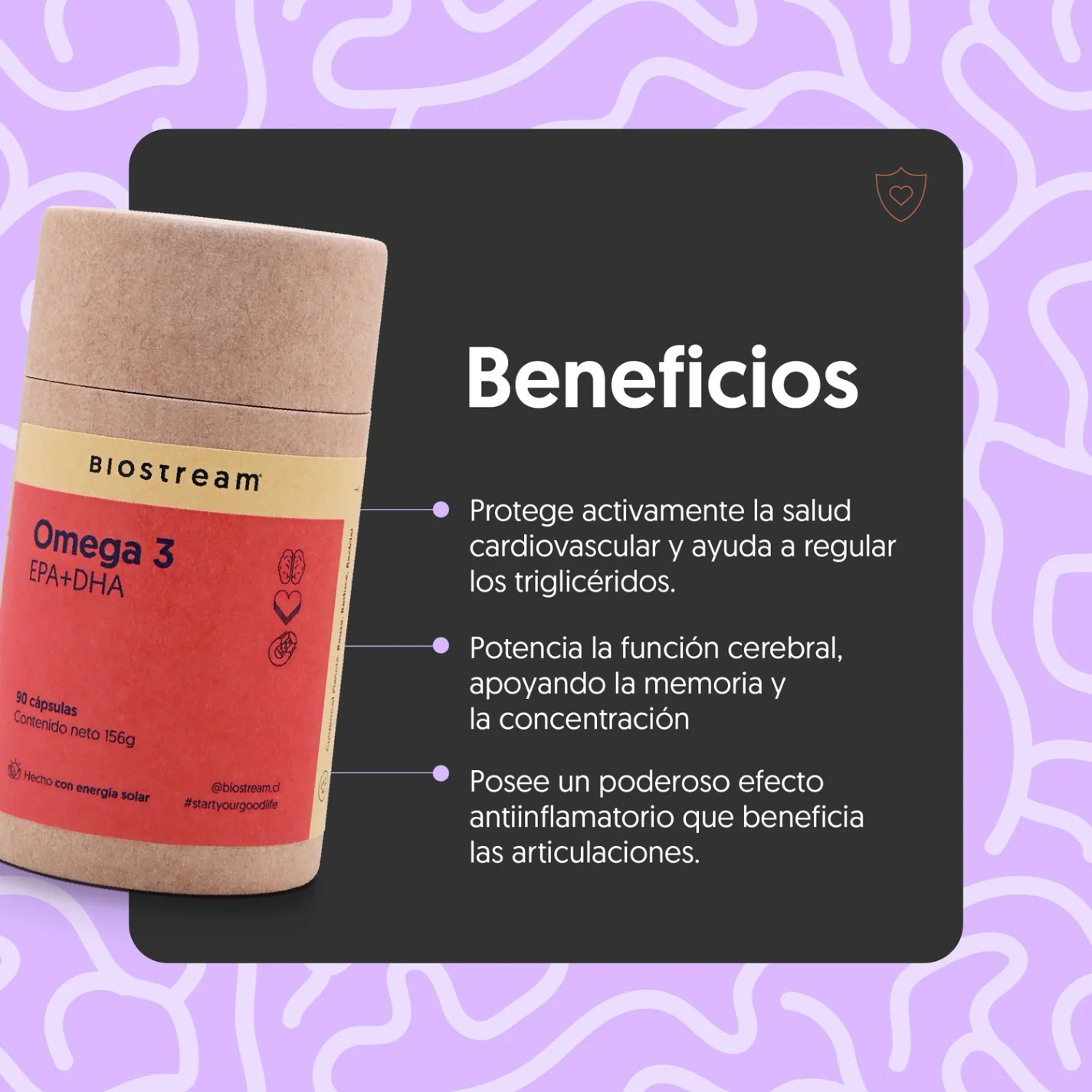 Omega 3 1000mg Epa + Dha 90 Cápsulas Blandas - Imagen 2