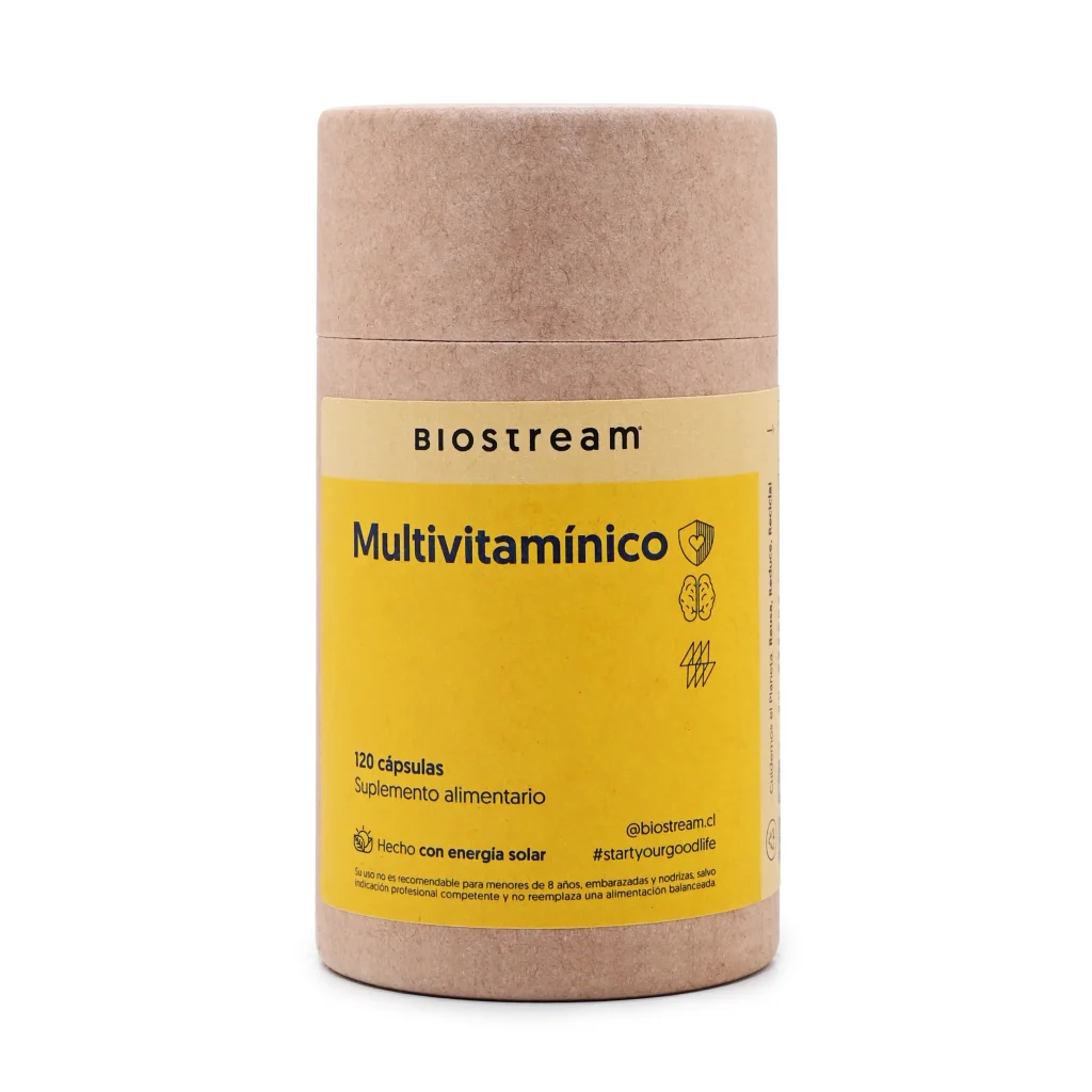 Multivitamínico 120 Cápsulas – Complejo Nutricional Diario con Ginseng