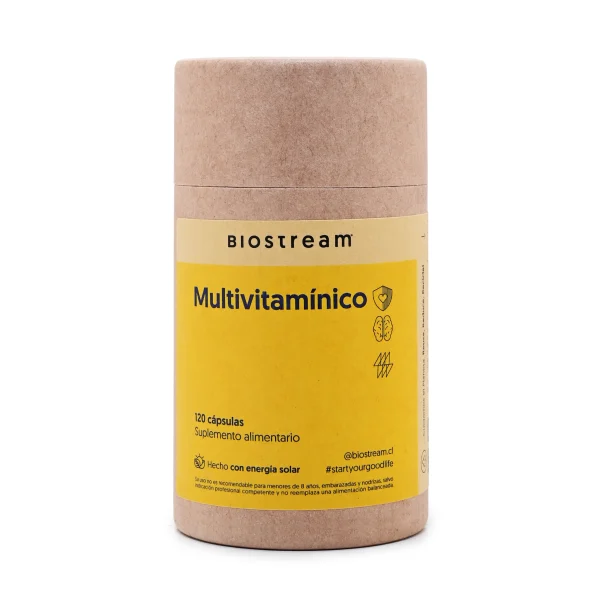 Multivitamínico 120 Cápsulas – Complejo Nutricional Diario con Ginseng