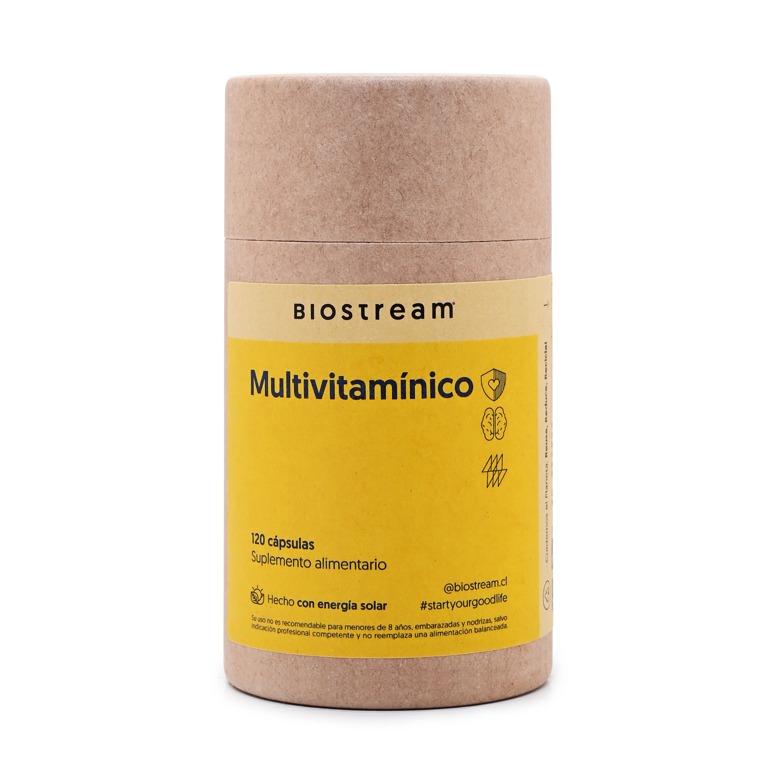 Multivitamínico 120 Cápsulas – Complejo Nutricional Diario con Ginseng